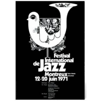 Poster Montreux Jazz Festival 1971
