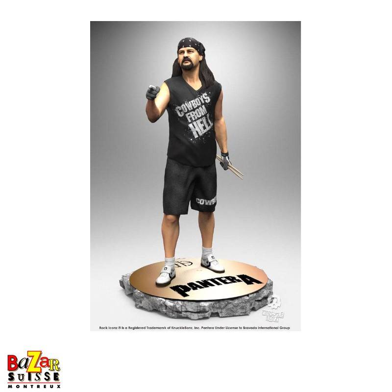 Vinnie Paul - Pantera - figurine Rock Iconz de Knucklebonz