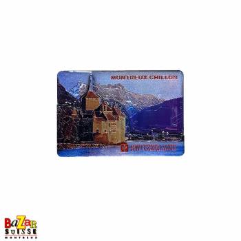 Decorative fridge magnet - Montreux/Chillon