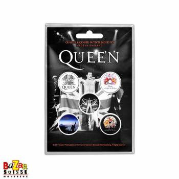 Set de 5 badges Queen - Freddie