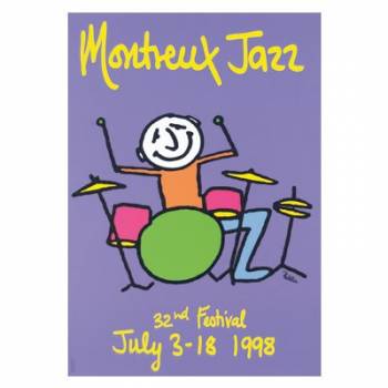 Poster Montreux Jazz Festival 1998