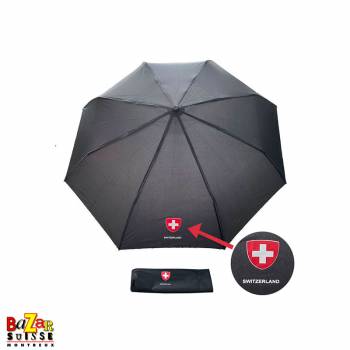 Umbrella with Swiss cross